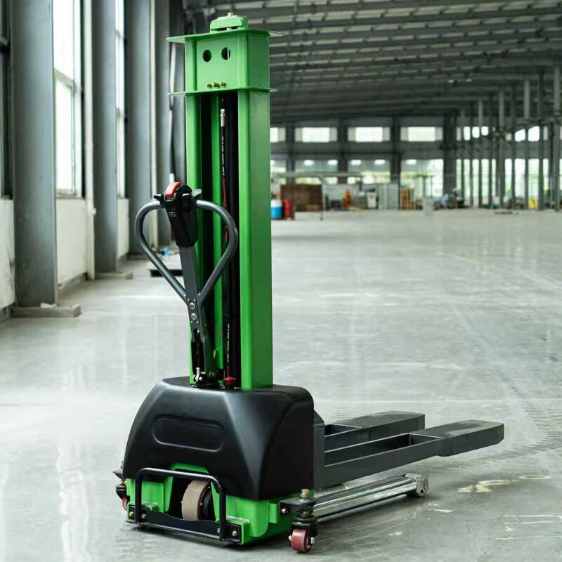 Semi Electric Portable Stacker 1Ton 0.5Ton 3m Lift Height EPS Forklift