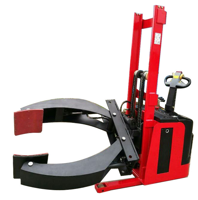 1.5 Ton 3 Meter Capacity Electric Pallet Jack Stacker With Reel Clamps