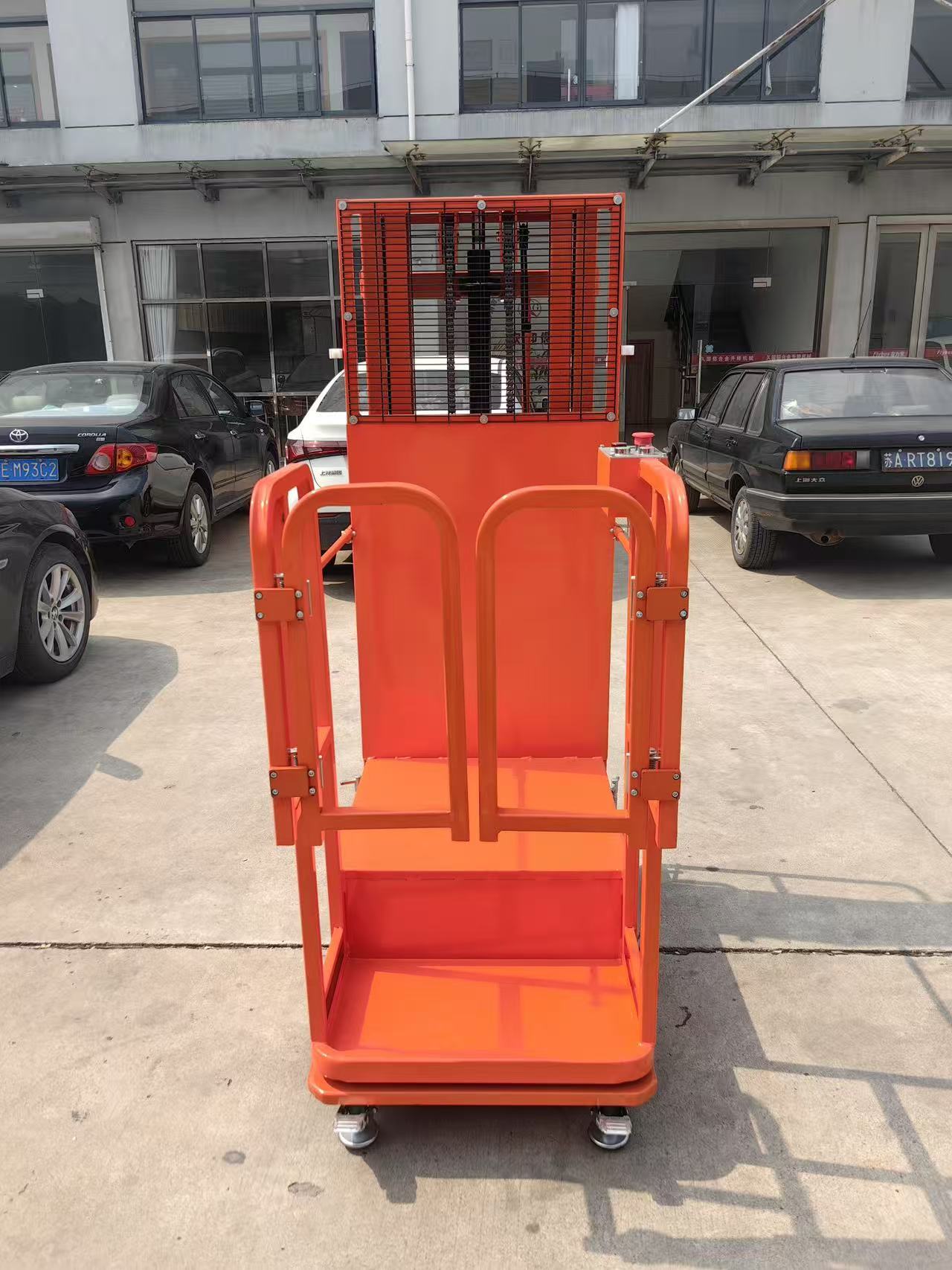 CE Approved 300kg 0.3ton Powered Semi-Electric Aerial Order Picker Stock Automatic Handling Retail Printing Shops Hotels