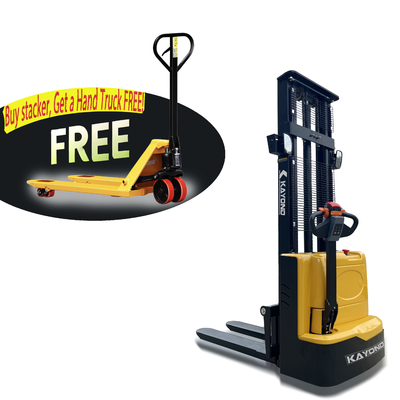 CDDW1630 Apilador Eléctrico de Palés Carga 1600kg Altura de Elevación 3000mm